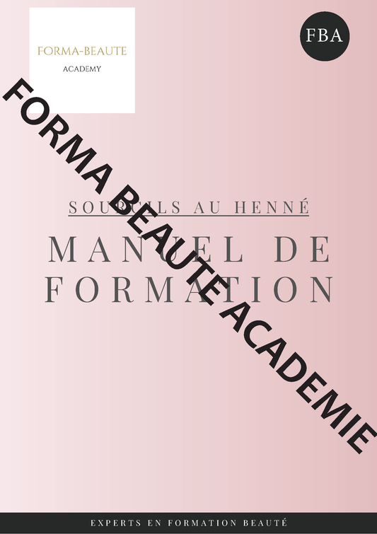 LIVRET FORMATION HENNA BROW 80 PAGES